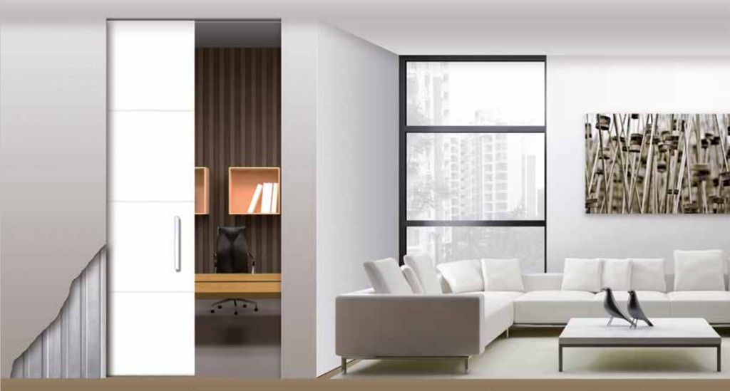 Встраиваемая дверь-пенал по лучшей цене - продукт итальянского качества с установкой